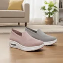Tênis Modare nas cores rosa e cinza